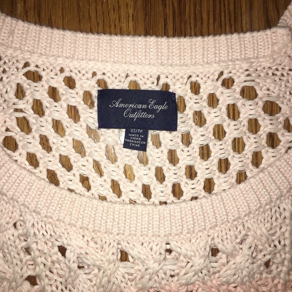 AMERICAN EAGLE | Dip-Dye Coral Sweater Size XS - Picture 3 of 3